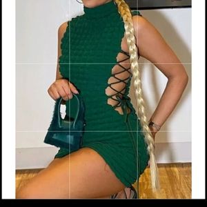 🔥 Sexy Green  Bandage Bodycon Dress NWT